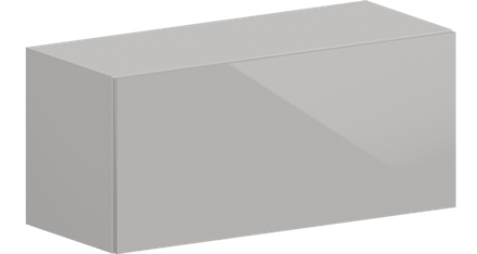 Кухня Модуль ШВГ 800 Графит / Белый Софт