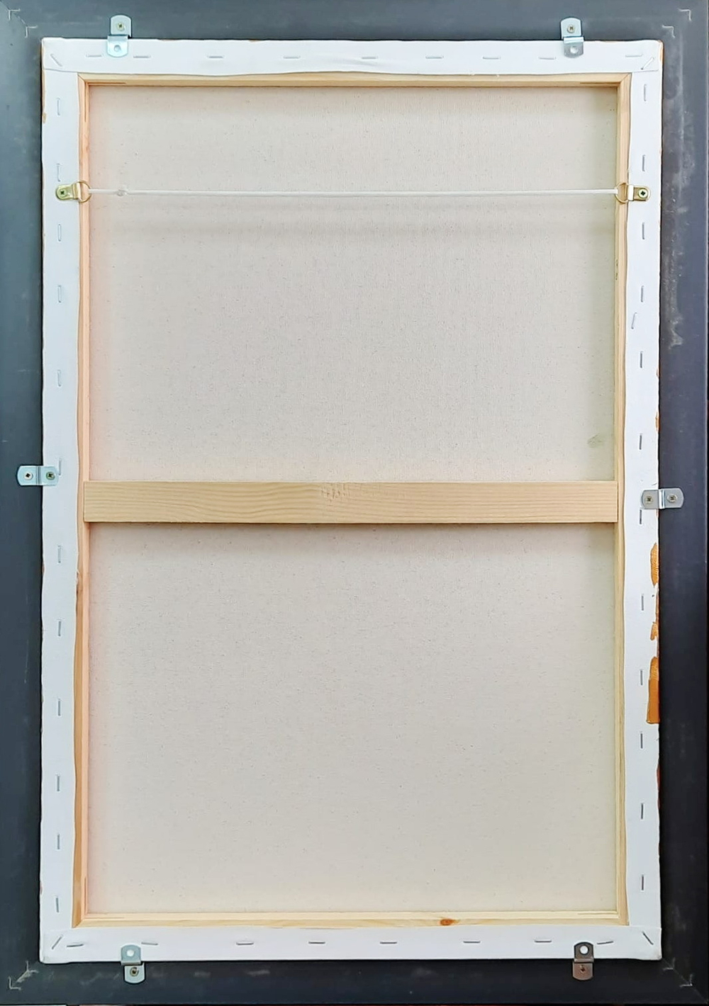 А. Молчкова "Жираф". Холст, подрамник. Акрил, поталь, смешанная техника