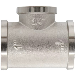 Тройник VIEIR ВВВ 1"х3/4"х1" никел. TFN545