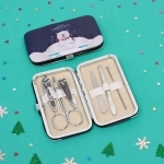 Набор для маникюра в футляре 6 предметов «New Bon Salon - Медвежонок Вайт»,11*6,5см