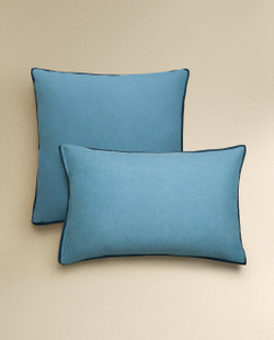 Наволочка Zara Home хлопок, лён 100%, однотонный, 4126/091