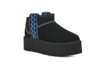 UGG Classic Ultra Mini Braid Platform Black