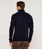 Хлопковый гольф Aeronautica Militare - темно-синий(MA1485L417)