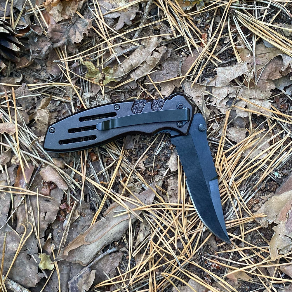 Нож складной туристический Daicamping K101 Черный