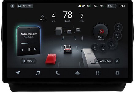 Магнитола для Suzuki Swift 5 2016-2023 (рамка матовая 9) - Teyes CC4-PRO монитор 13" 2K QLED на Android 13, Snapdragon 778G, 8+128, AI, CarPlay, DSP, 4G SIM-слот