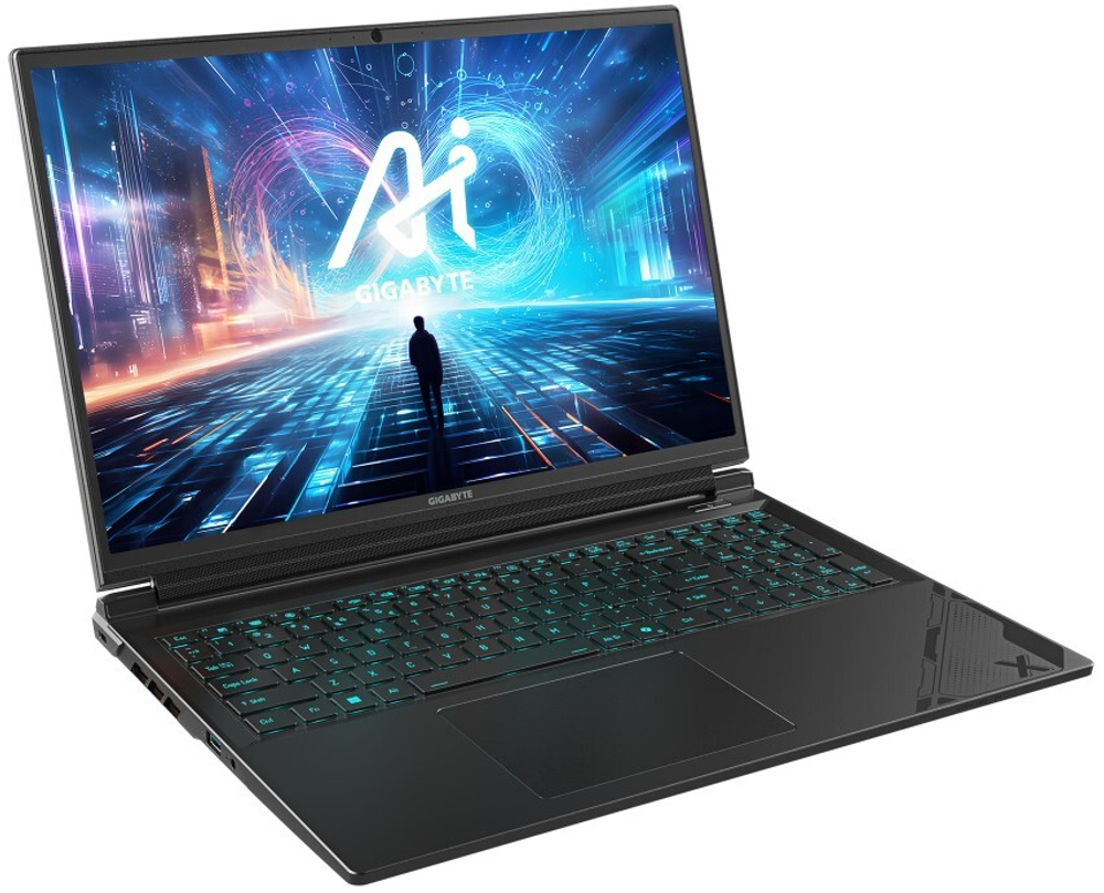 Ноутбук  GIGABYTE G6X 16 ", Core i7, 16 Гб RAM, 1 Тб SSD, GeForce RTX 4050, Серый
