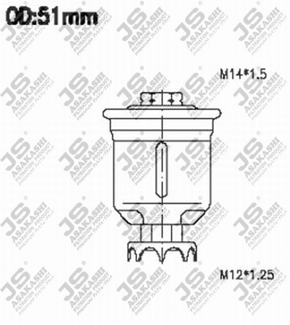 FS-3209 JS Asakashi  23300-46060/79455 Фильтр топливный