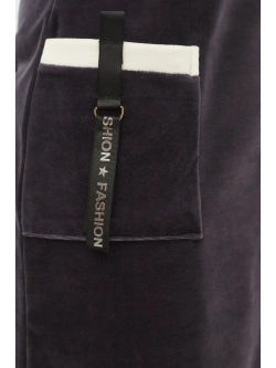 Халат домашний велюровый на молнии