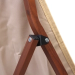 Кресло складное до 120 кг DC-6016, 52*63*90 см, цвет: бежевый, каркас алюминий, ТуристМастер