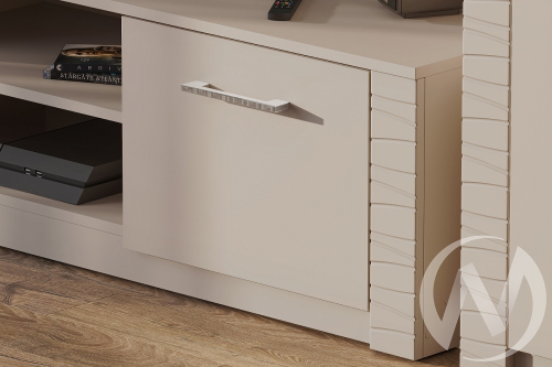 Тумба для телевидеоаппаратуры (1;6м) МС Калипсо (меланж)