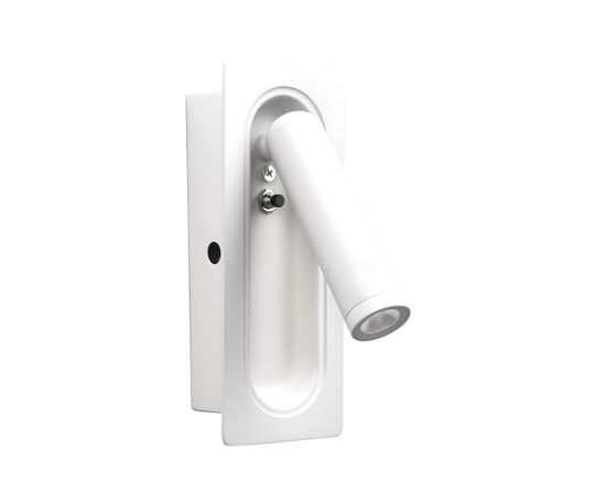 08071M,01 Бра встраиваемое Ризи белый Led 3W