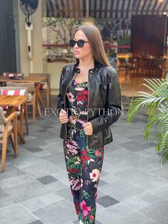 Куртка из кожи питона JT-108