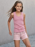 Розовая майка детская в сад