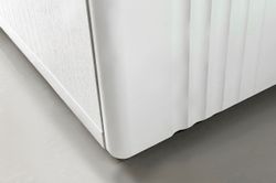 Шкаф трехдверный "Ева" 105.02 (Белое дерево/Белый матовый) 1200*500*2100