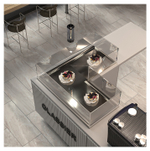 Витрина кондитерская угловая Finist GLASSIER LUX GCL-15/7/3