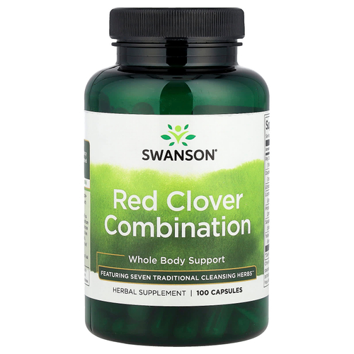 Swanson, Красный клевер, 100 капсул