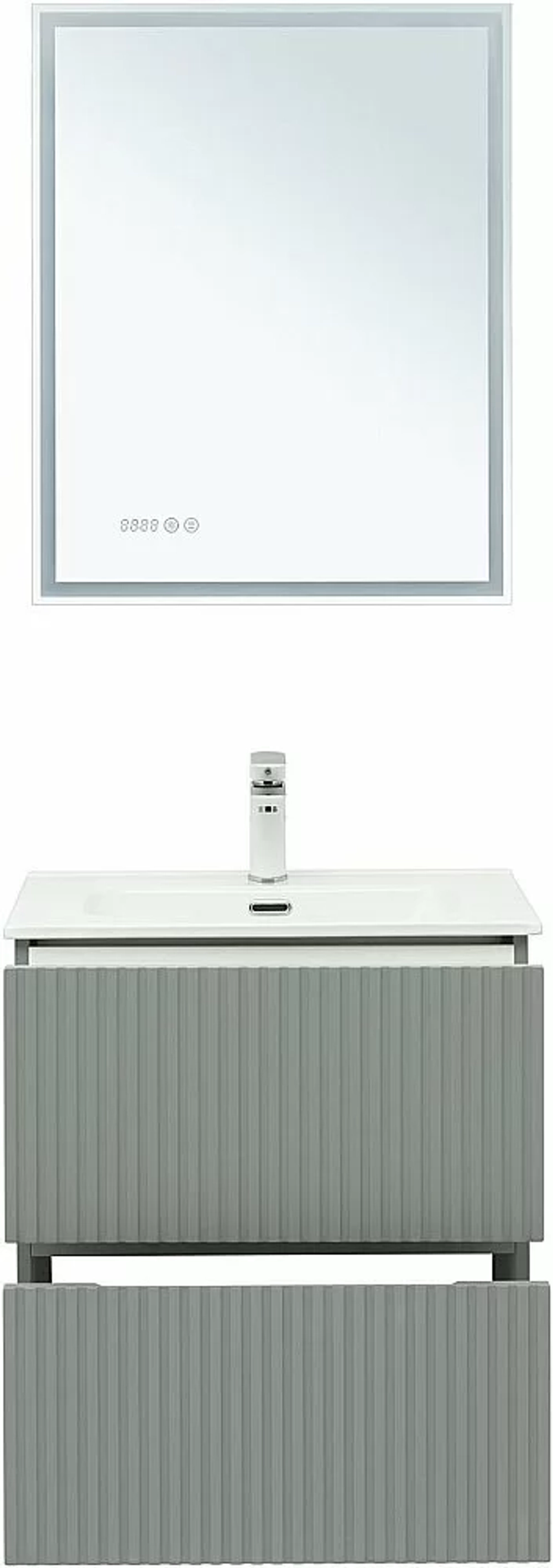 Тумба с раковиной Aquanet Джейн 313316/330429 60 мисти грин