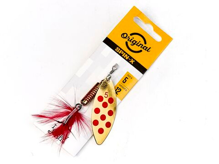 Блесна вращ. Lucky John SPIN X LONG 05 12,0г GR