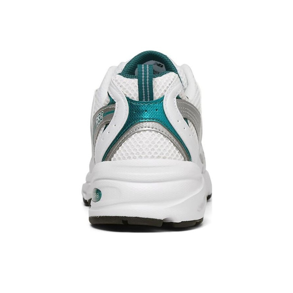New Balance 530 White Silver Green
