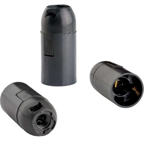 Патрон Е 14 подвесной черный