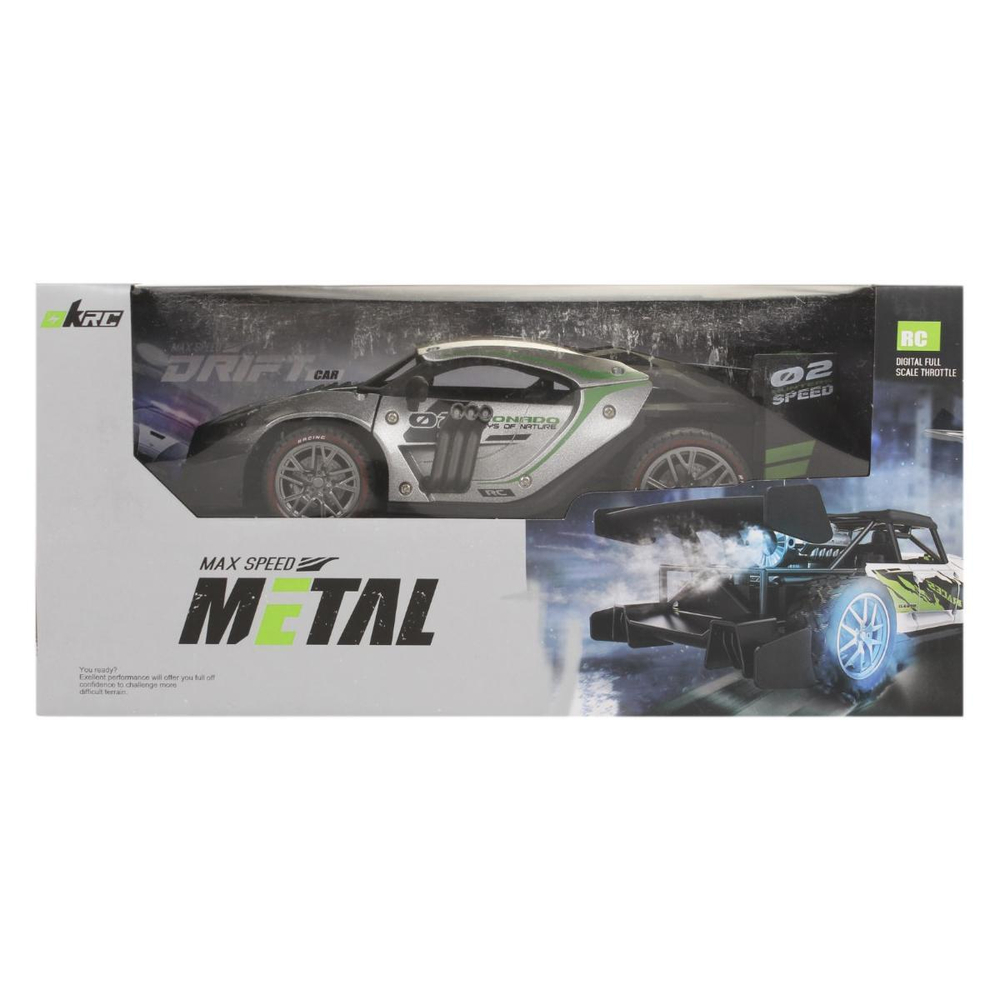 Машина классическая на РУ 24см, серебряная коробка 687-1