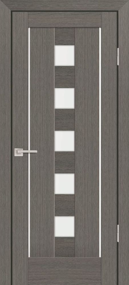 Дверь PS-34 / Цвет Грей Мелинга / белый сатинат / Двери PROFILO PORTE