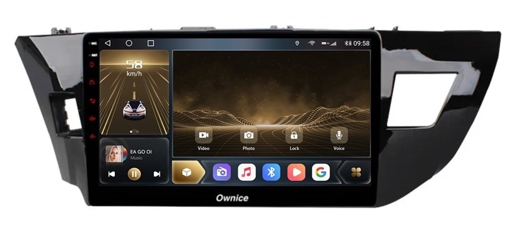 Штатная магнитола OWNICE OL-1603-P для Toyota Corolla 2012-2016 на Android 10.0