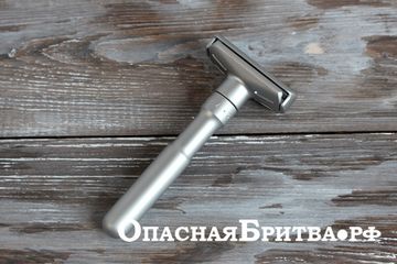 Т-образная бритва (станок) для бритья MERKUR FUTUR сатинированный, с регулировкой угла наклона лезвия