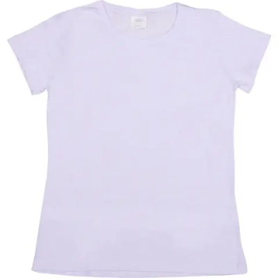 Футболка женская однотонная, белый цвет, р-р 52