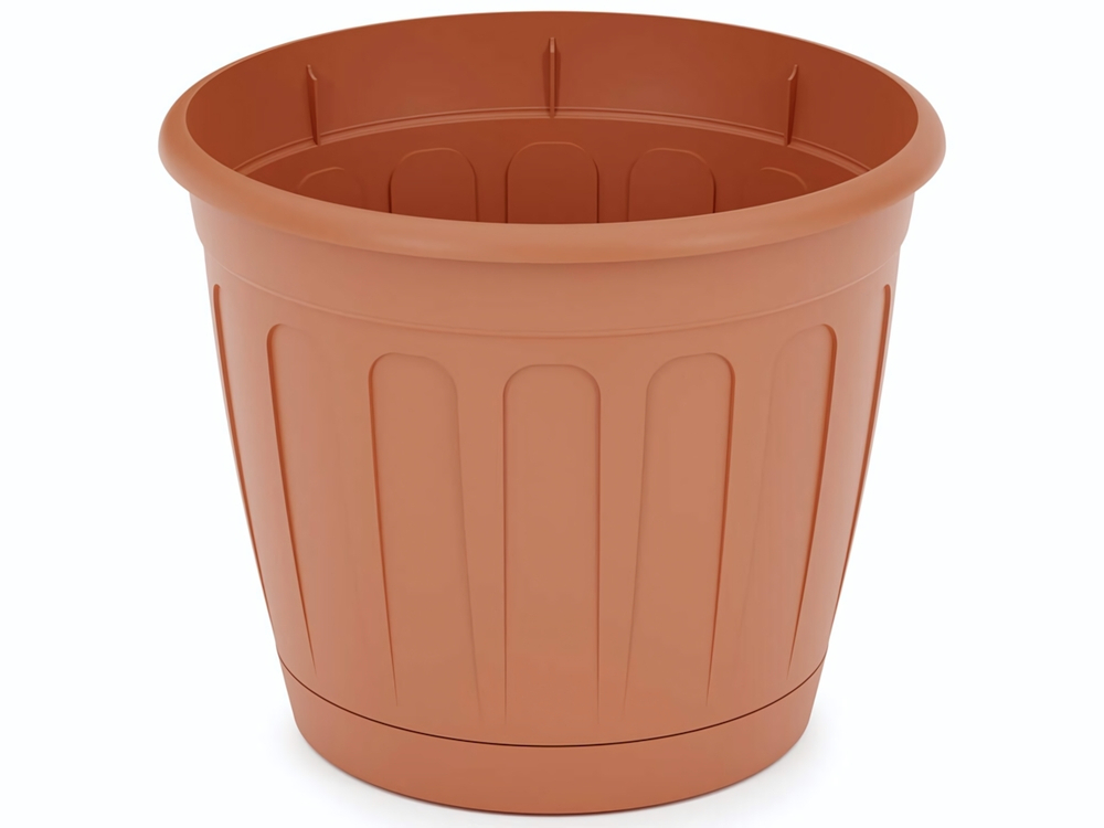 Горшок цветочный Дионис 1,6л (коричневый)