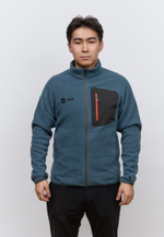 Флисовая кофта на замке ARGYMAQ EXPLORER BLUE