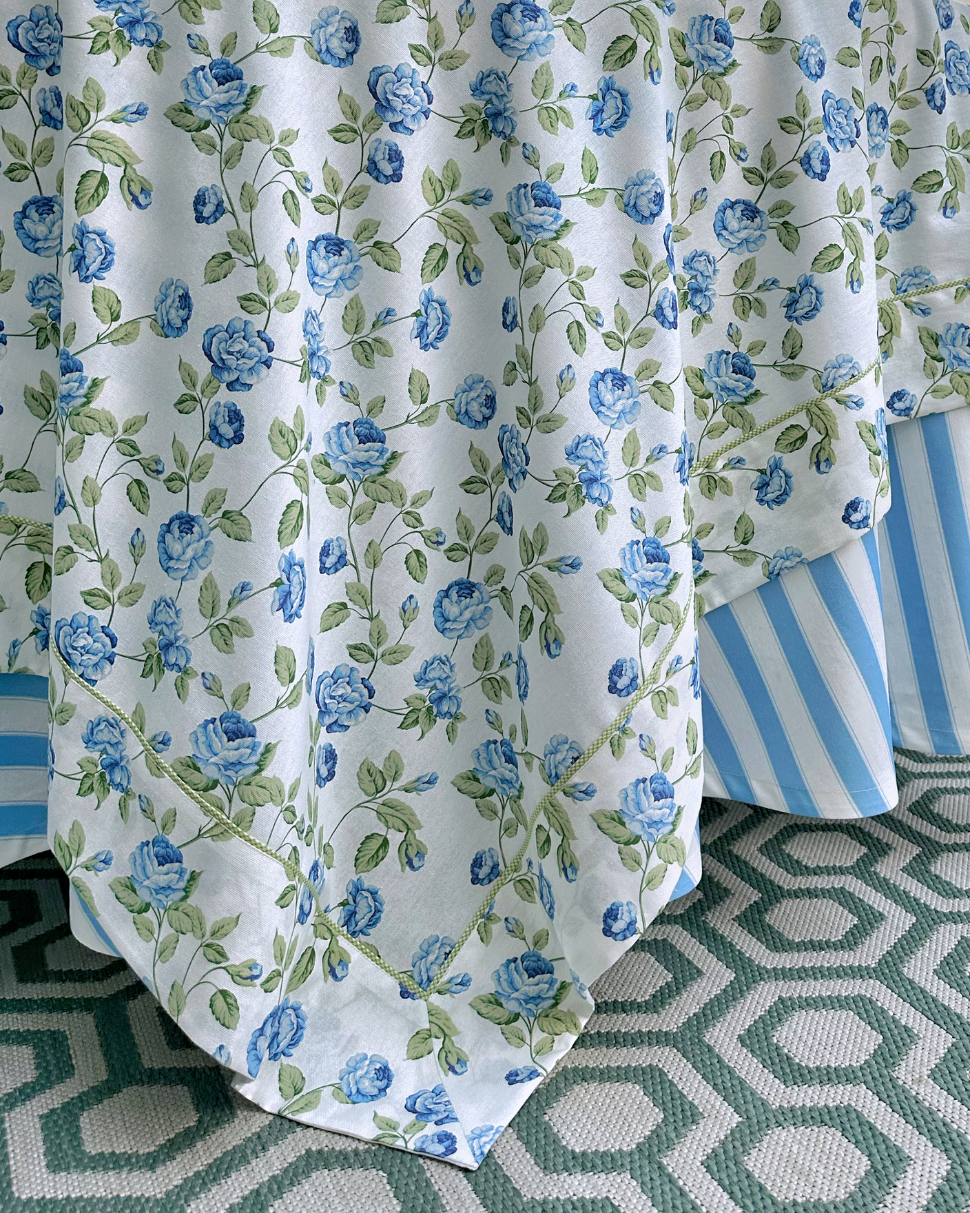 White & Blue