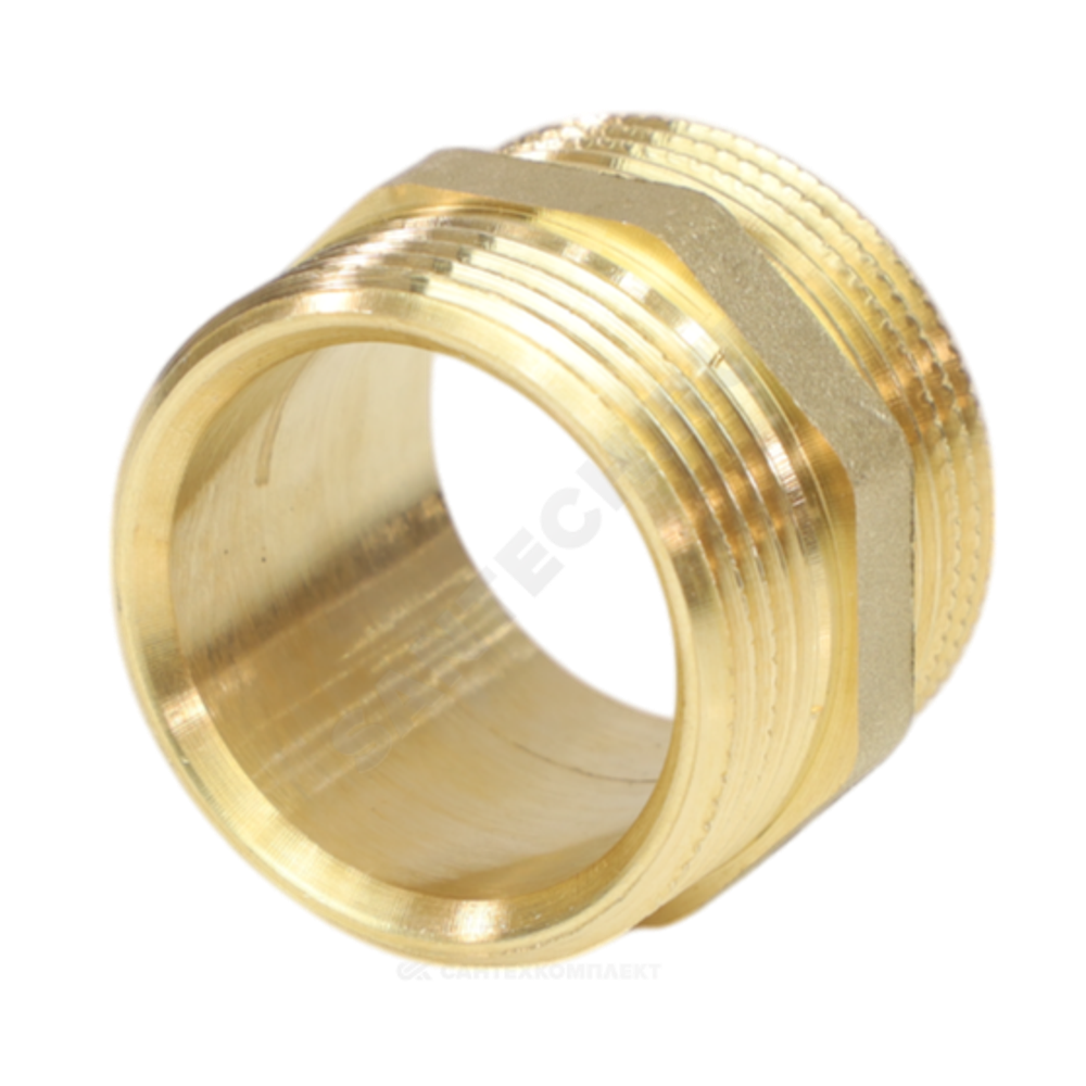 Ниппель латунь Ду 15 (1/2") НР LD LD.65.501.15