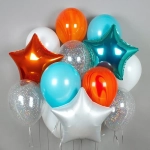 Набор шаров 13 шт «Оранжевое небо»