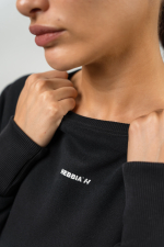 Свитшот Crop Crew Neck Sweatshirt GYM SPIRIT 483 Черный