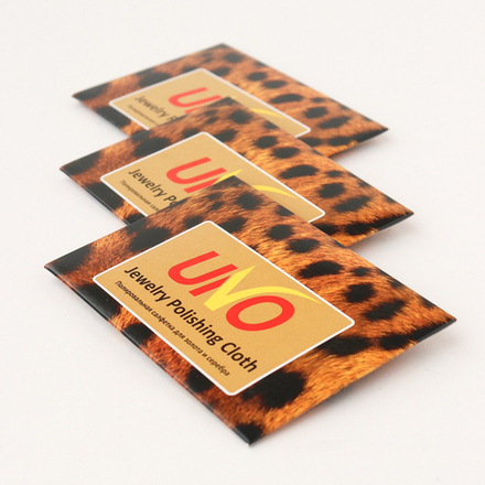 Салфетка "UNO" для полировки ЗОЛОТА и СЕРЕБРА, 18х13 см