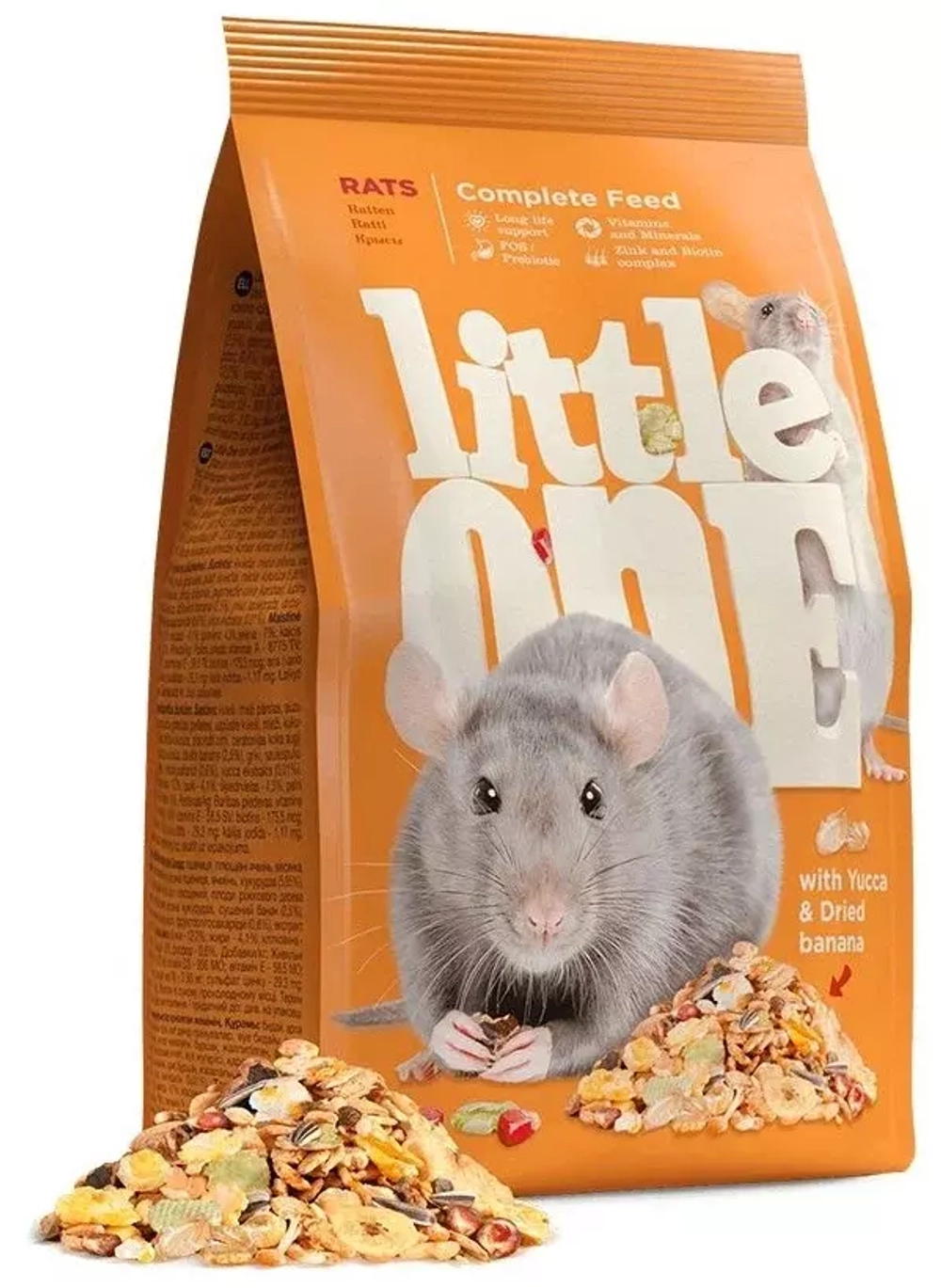 Little One корм для крыс, 900 гр