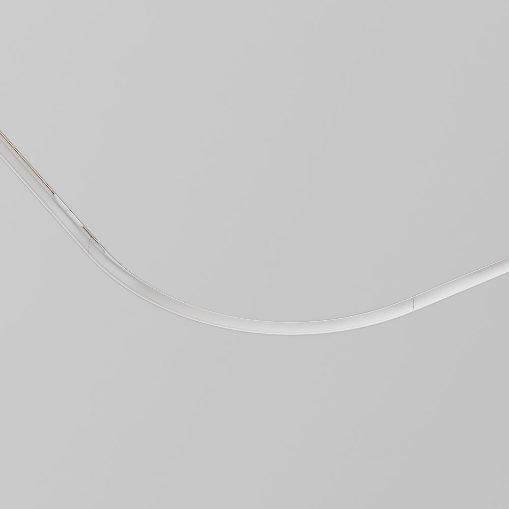 Коннектор радиусный R300   встраиваемый под ГКЛ 12,5мм, белый Maytoni TRA044-angle.12W