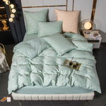 Комплект постельного белья Сатин Жаккард на резинке GCR007