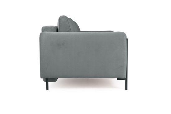 Barcelona диван-кровать трехместный прямой, велюр серый