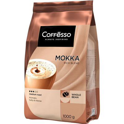 Кофе зерновой Coffesso Mokka 1,0 кг