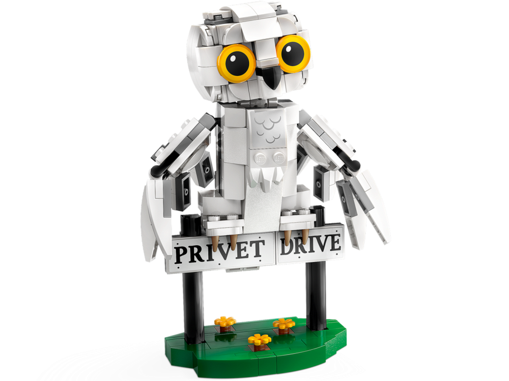 LEGO Harry Potter 76425 «Букля на Тисовой улице, дом №4» — сова и сцена из фильмов