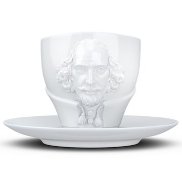 Чайная пара talent, william shakespeare, 260 мл, белая