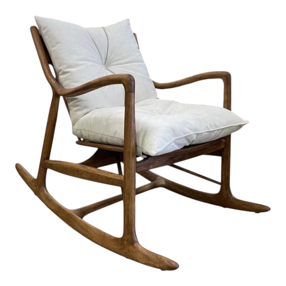 ГАРВАРД Кресло-качалка из массива дуба