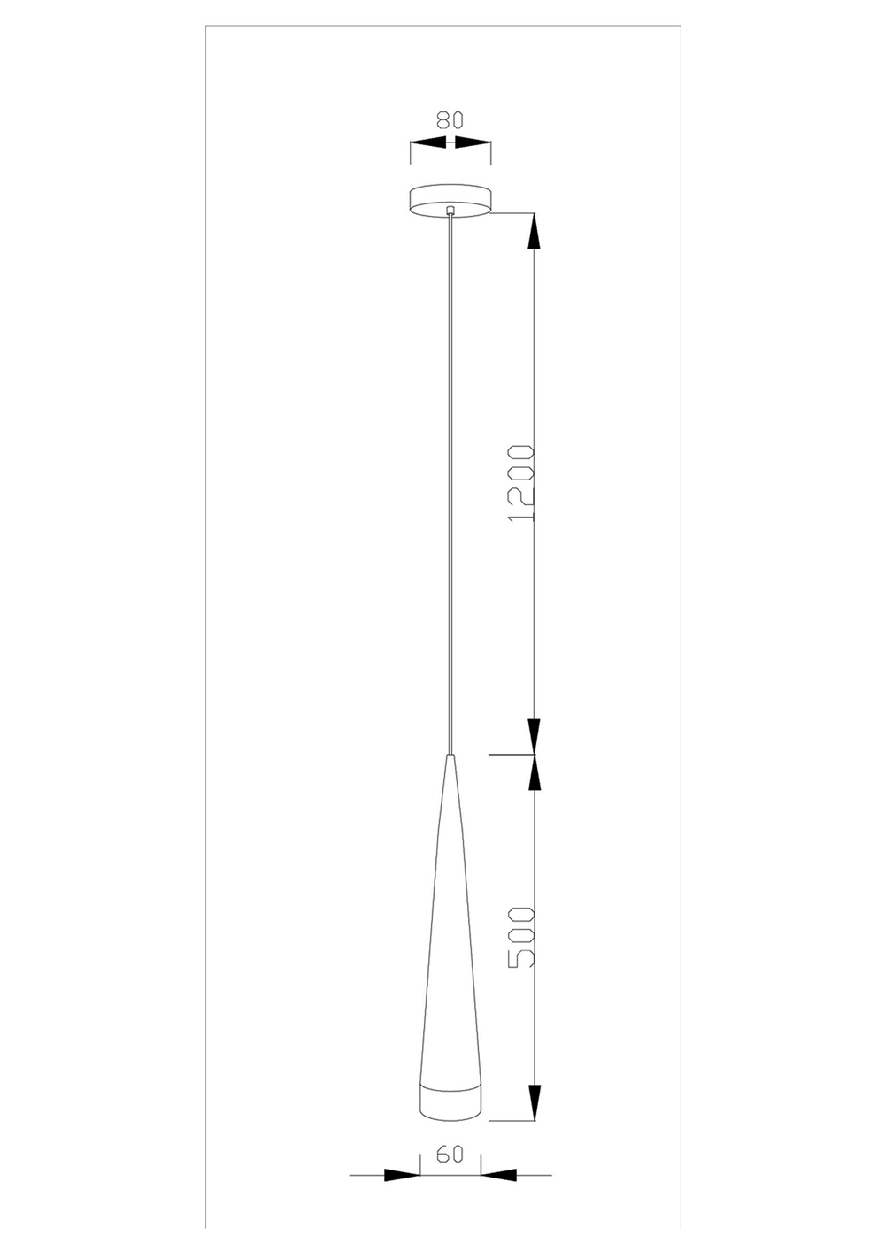 Светодиодный подвесной светильник Moderli V2361-PL Capital