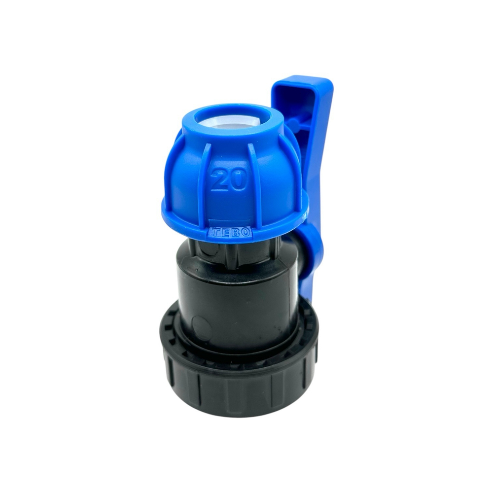 Кран шаровой TEBO разъемный 20x1/2" ВР