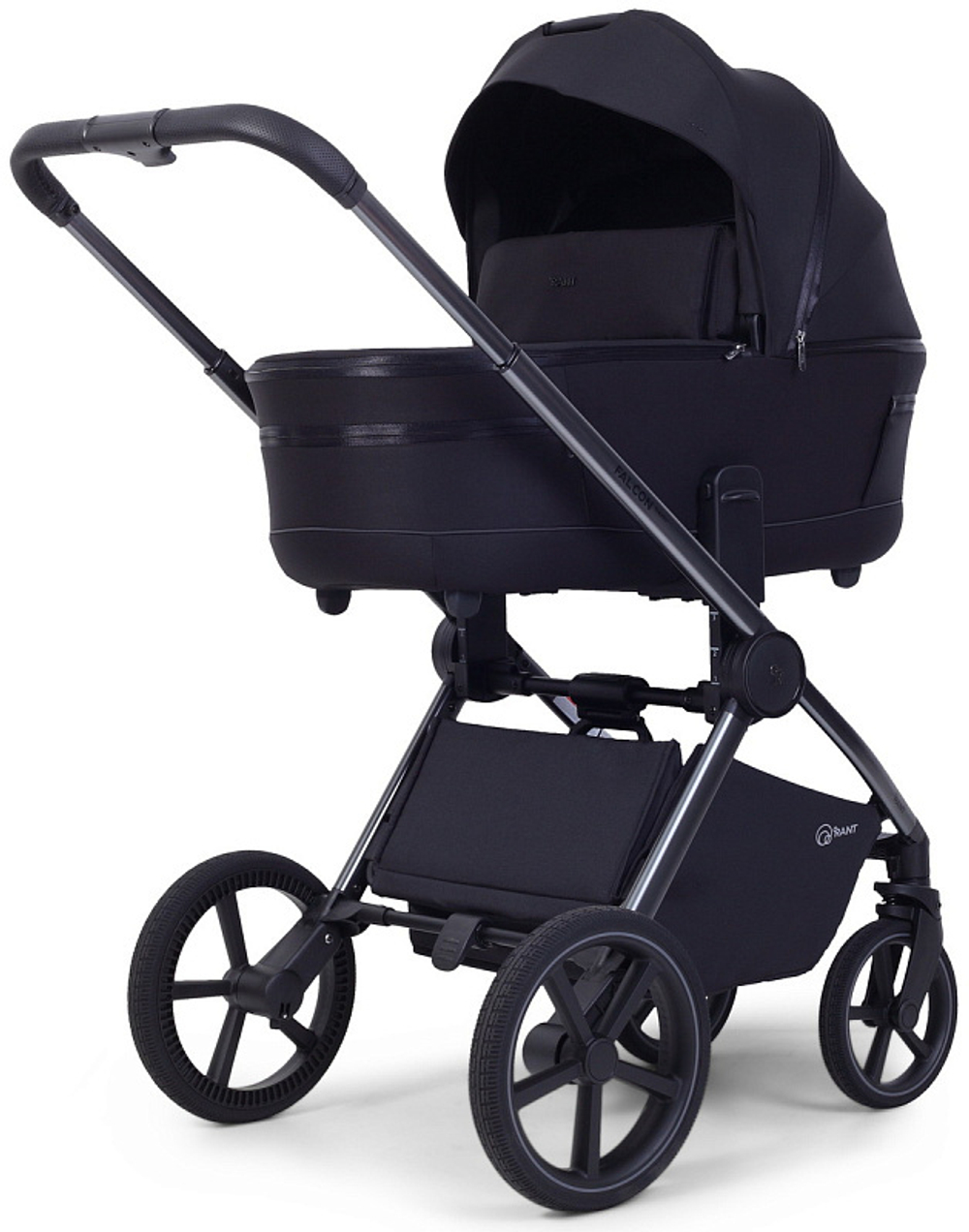 Детская коляска Rant Falcon Soft Therm 3 в 1 с автокреслом Evomax Black Black