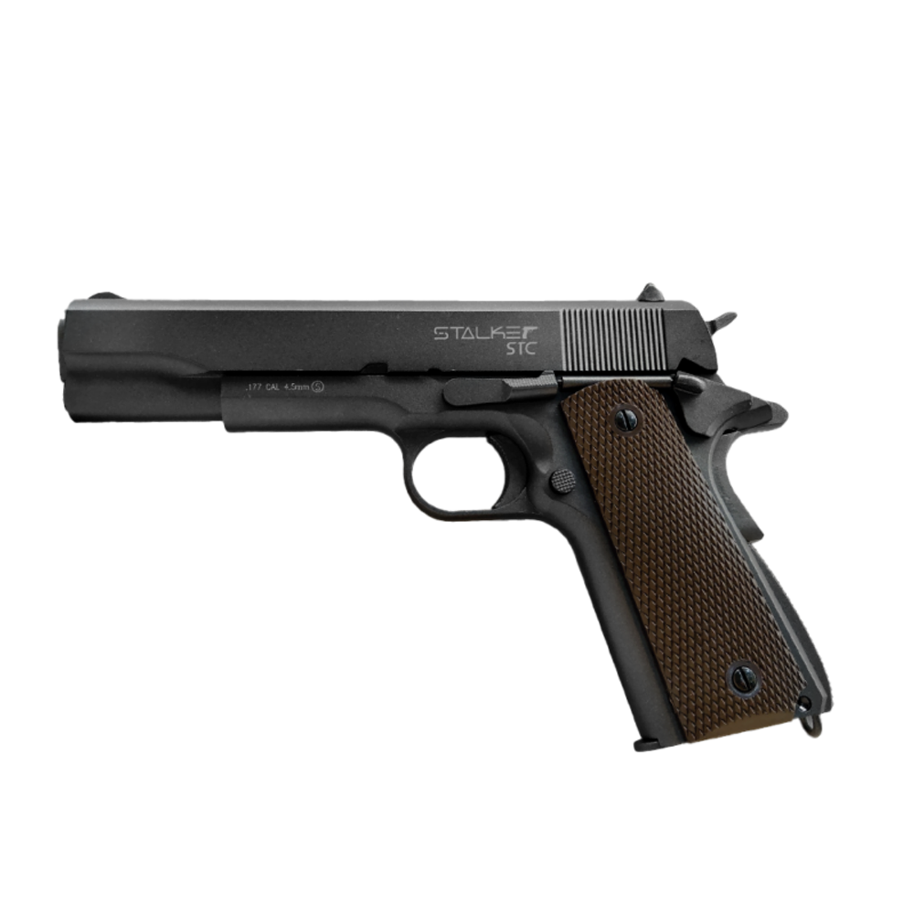 Пистолет пневматический Stalker STC (Colt 1911A1) к.4,5мм, блоубэк