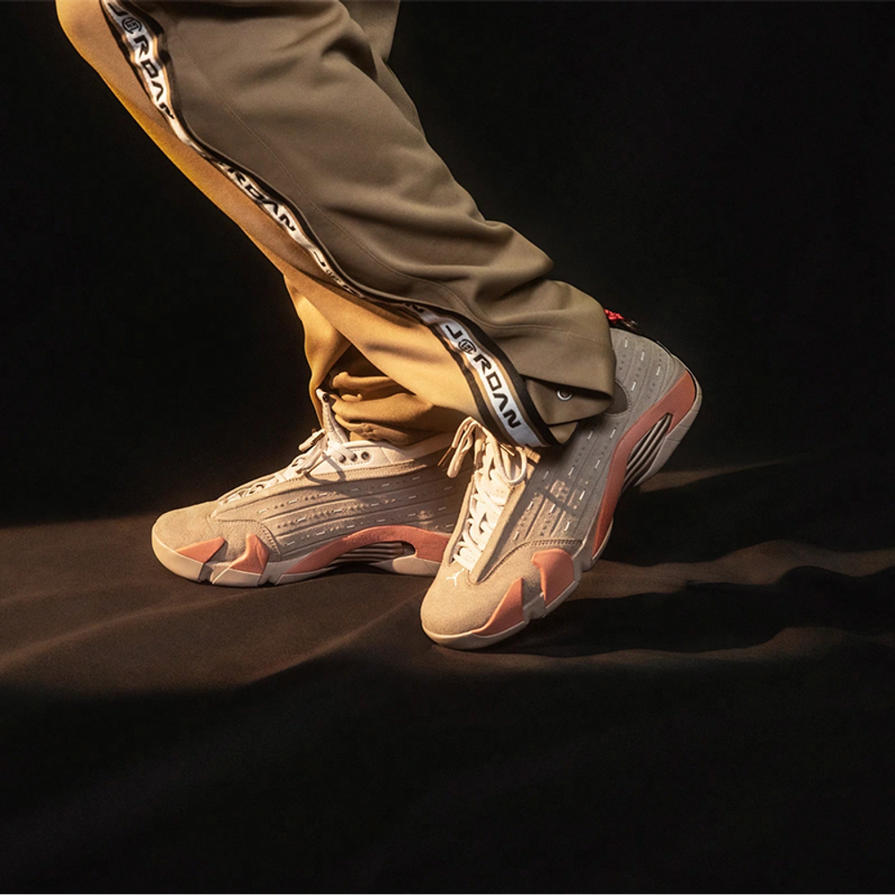 Кроссовки Clot X Jordan Air Jordan 14 Low Sp "Terracotta"