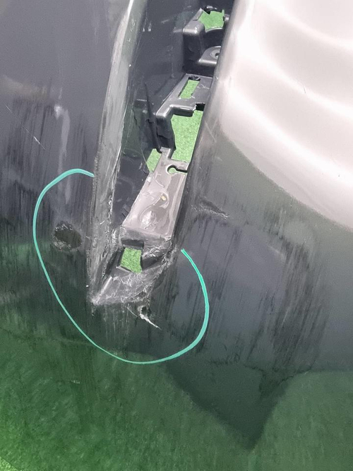 Бампер задний BMW X7 G07 (2019-2022) M-paket